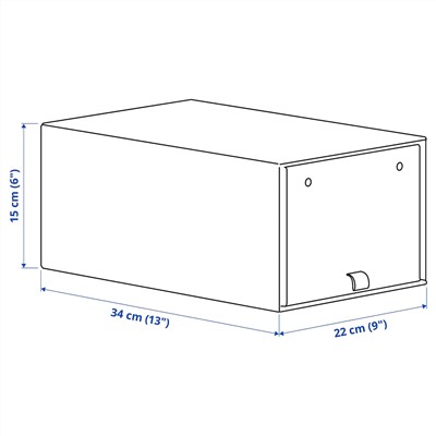 ANILINARE АНИЛИНАРЕ Коробка для обуви 34x22x15 см