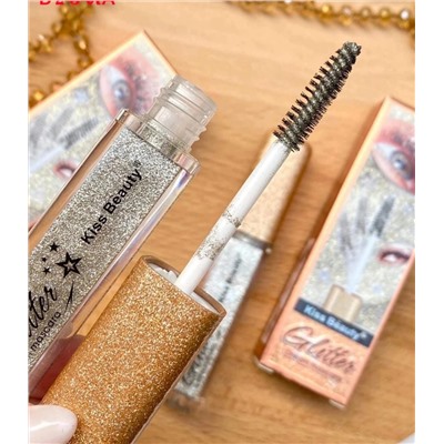 KISS BEAUTY Glitter DREAM MASCARA с блестками (серебро) 839153