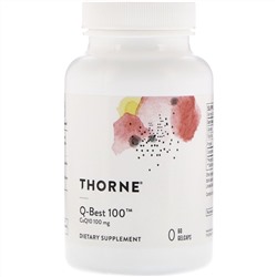 Thorne Research, Q-Best 100, 60 желатиновых капсул