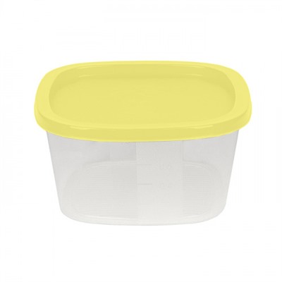 Контейнер пластиковый пищевой для СВЧ и заморозки, цвета микс, 0,5 л