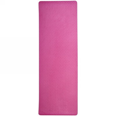 Коврик для йоги 7 мм 61х183 см "Легкость", розовый
