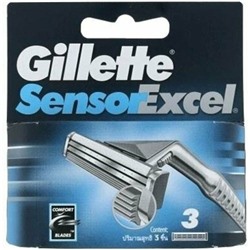 Кассеты для бритья Gillette (Джилет) Sensor Excel, 3 шт