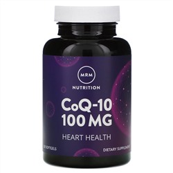 MRM, Nutrition, коэнзим Q10, 100 мг, 120 мягких таблеток