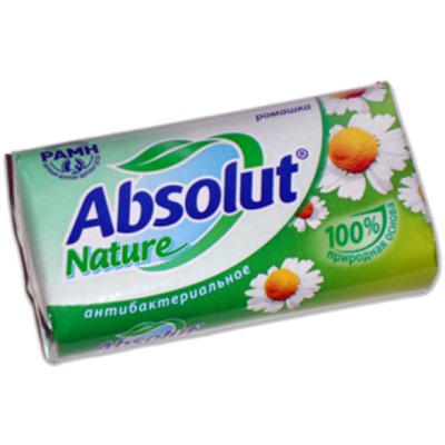 Мыло туалетное Absolut (Абсолют) Ромашка антибактериальное, 90 г
