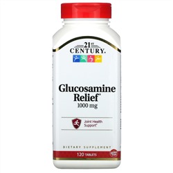 21st Century, Glucosamine Relief, 1000 мг, 120 таблеток