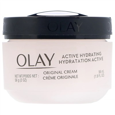 Olay, Active Hydrating, крем, оригинальный, 56 мл (2 жидк. унции)