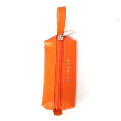 Футляр для ключей Premier-К-123 (на молнии) натуральная кожа оранжевый флотер (330) 225036
