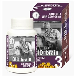 Капсулы Bio-brain №3 (здоровье мозга), 90 капс.