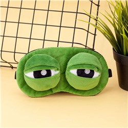 Маска для сна "Frog", green