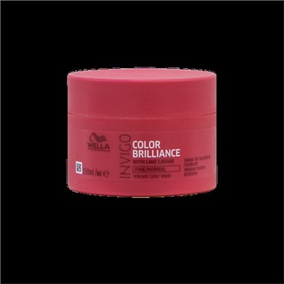 Wella INVIGO Brilliance Маска-уход для защиты цвета окрашенных нормальных и тонких волос 150мл