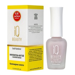 Укрепитель ногтей с золотой пылью, IQ Beauty Gold Hardener