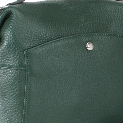 Сумка женская натуральная кожа GU 1201-F 8186, 1отд+карм/перег, плеч/ремень, зеленый 233775