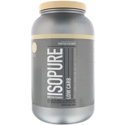 Isopure, Низкоуглеводный протеиновый порошок, жареный кокос, 1,36 кг (3 фунта)