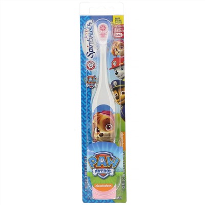 Arm & Hammer, Kid's Spinbrush, «Щенячий патруль», мягкая, 1 зубная щетка на батарейках