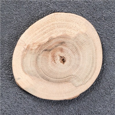 Спил "Грецкого ореха", круглый, d=4-7 см, h=3,5 мм