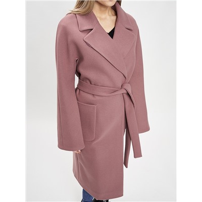 Пальто зимнее розового цвета 41881R