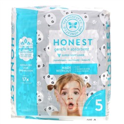 The Honest Company, Honest Diapers, Size 5, 27+ Pounds, Pandas, 20 Diapers