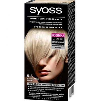 Краска syoss color 9-5 жемчуж.блонд