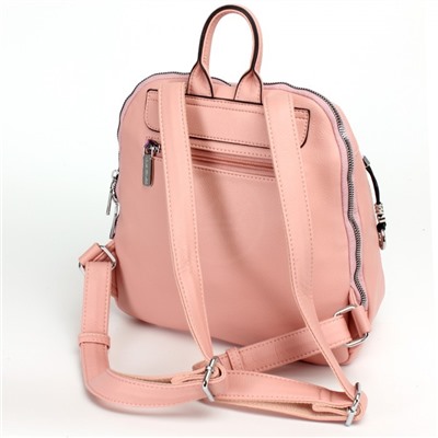 Сумка женская искусственная кожа VF-553019 (рюкзак), 1отд, 3внут+3внеш/карм, розовый SALE 235686
