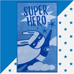 Полотенце махровое "Этель" Super hero, 70х130 см, 100% хлопок, 420гр/м2