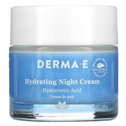 Derma E, Увлажняющий ночной крем, 2 унции (56 г)