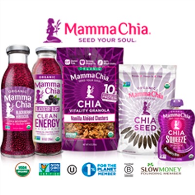 Mamma Chia, органические белые семена чиа, 340 г (12 унций)