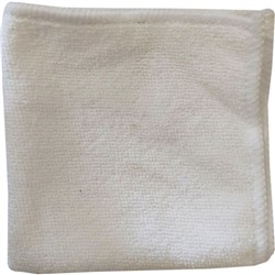 Салфетка из микрофибры (без упаковки), цвет белый, 220г/м2, 30х30 см