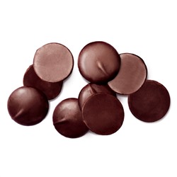 Шоколадная масса горькая 72%, дропсы 20 мм 3000 г Отсутствует