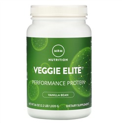 MRM, Veggie Elite, Performance Protein, Vanilla Bean, 2.2 lb (1,020 g)