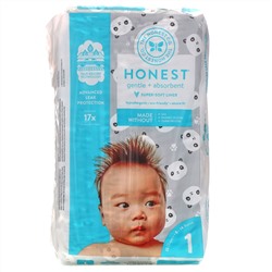 The Honest Company, Honest Diapers, Size 1, 8-14 Pounds, Pandas, 35 Diapers