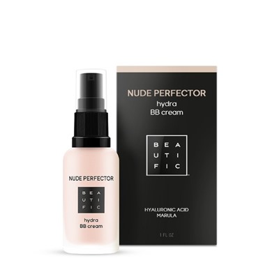 BB-крем для лица Beautific Nude Perfector, тонирующий, тон №2 тёплый бежевый, 30 мл