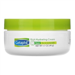 Cetaphil, интенсивно увлажняющий ночной крем с гиалуроновой кислотой, 48 г (1,7 унции)