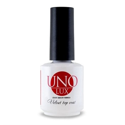 Топ для гель-лака с бархатным эффектом «Uno» Lux Velvet Top Coat