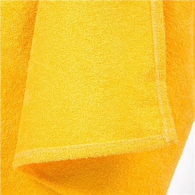 Килт(юбка) женский махровый, 80х150+-2, цвет жёлтый