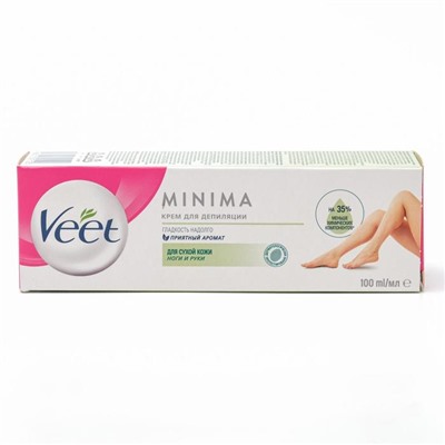 Крем для депиляции Veet Minima для сухой кожи, 100 мл