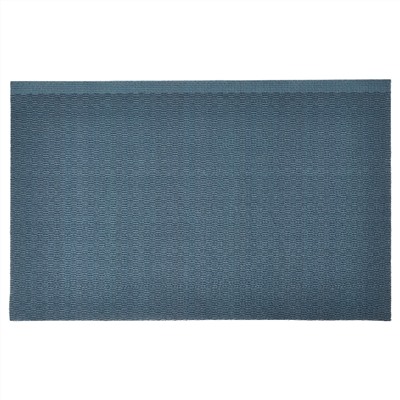 KLAMPENBORG КЛАМПЕНБОРГ, Придверный коврик для дома, синий, 50x80 см