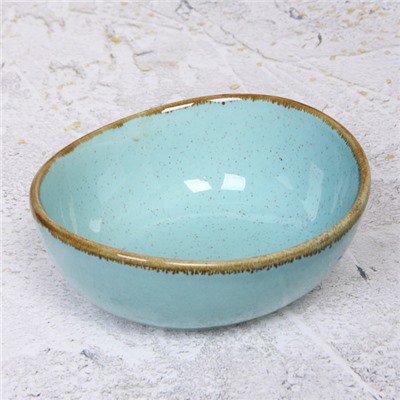 Салатник керамический "Tiffany Blue" 14*13*6см