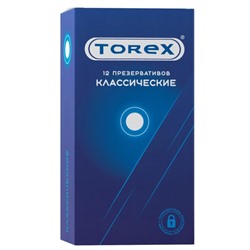 Презервативы TOREX латексные классические (12 шт/уп)