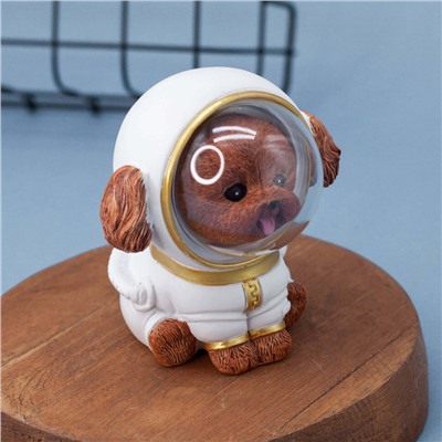 Ночник "Dog space suit", brown