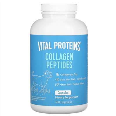 Vital Proteins, пептиды коллагена, 360 капсул