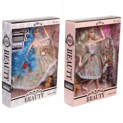 Набор модницы "Beauty Принцесса"(кукла с аксессуарами), цвет в ассортим., 32*14*5 см
