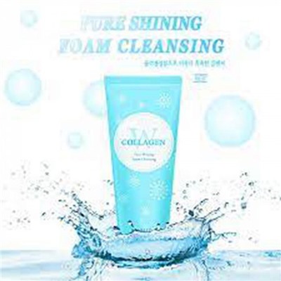 К-494801 Пенка для умывания W Collagen Pure Shining Foam Cleansing, 100 мл