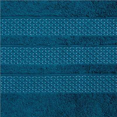 Полотенце махровое DOGUS 70х130 см, синий, хлопок 100%, 450г/м2