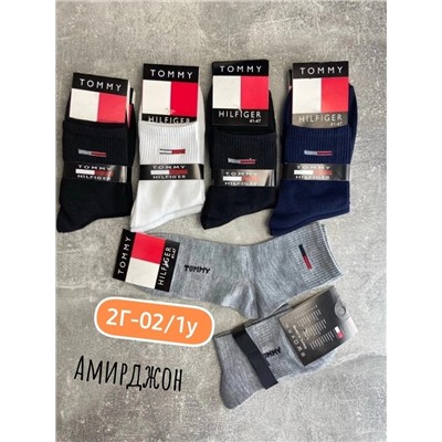 НОСКИ МУЖСКИЕ TOMMY HILFIGER 10 ПАР РАЗНОГО ЦВЕТА, код 6186904