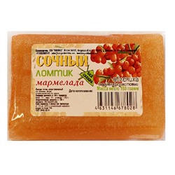 Мармелад Сочный ломтик Облепиха без сахара, 180 гр.