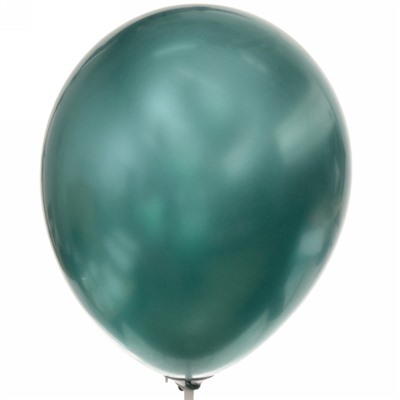 Воздушные шары "Металлик" 10шт 12"/30см зелёный