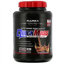 ALLMAX Nutrition, QuickMass, ускоритель для быстрого набора массы, шоколадное арахисовое масло, 6 фунтов (2,72 кг)