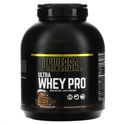 Universal Nutrition, Ultra Whey Pro, протеиновый порошок, двойная порция шоколадной крошки, 2,27 кг, (5 фунтов)