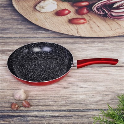 Сковорода "Best Cook" Red 24см с антипригарным покрытием, пластиковая ручка