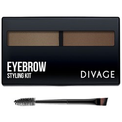 Набор для моделирования формы бровей Divage Eyebrow Styling, тон №01